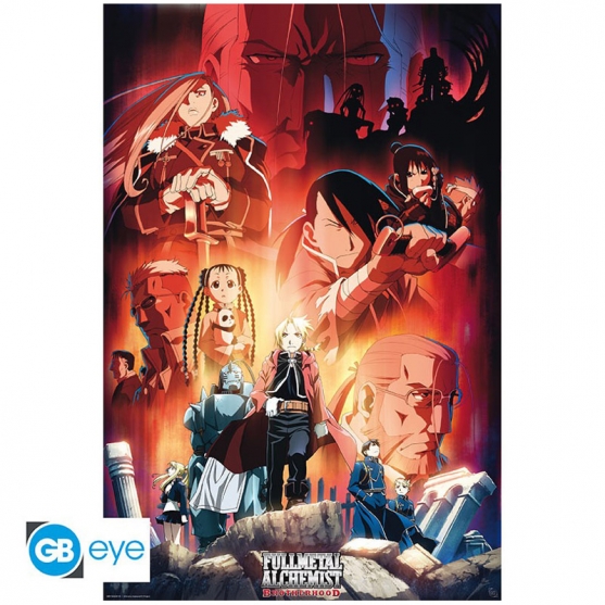 Poster Fullmetal Alchemist Brotherhood, Key Art 91,5 x 61 cm