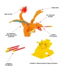 Figuras Pokémon Charizard y Pikachu, Flame & Flight Deluxe Charizard