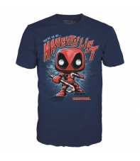 Camiseta Marvel Deadpool Naughty List Pop, Adulto S