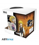 Taza The Seven Deadly Sins, Meliodas,Elizabeth,Hawk 320 ml