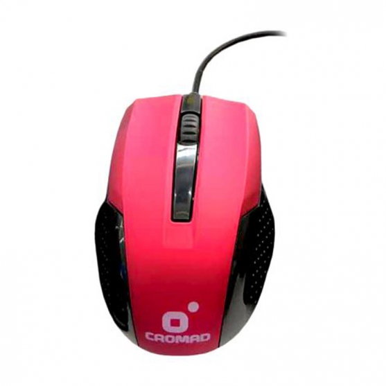 Ratón X53 Cromad, Negro y Rojo