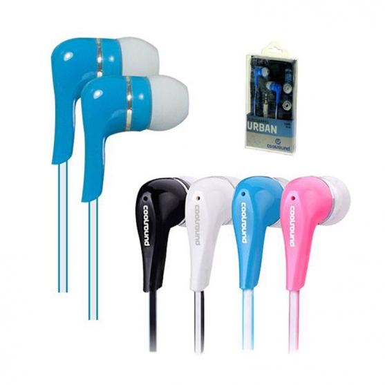 Auriculares con Micrófono Urban Azul, Coolsound