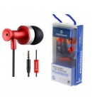 Ariculares con micrófono Powerbass Rojo, Coolsound