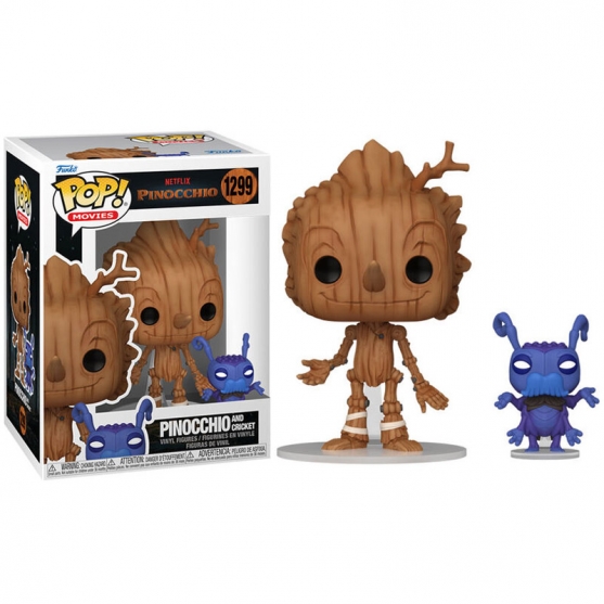 Pop! Movies Pinocchio and Cricket 1299 Netflix Pinocchio