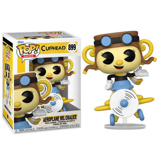 Pop! Games Aeroplane Ms.Chalice 899 Cuphead