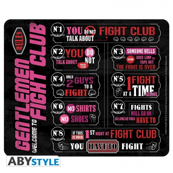 Alfombrilla Ratón Gentlemen Welcome to Fight Club