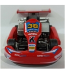 Réplica Turbo Go Kart Rojo, 13cm