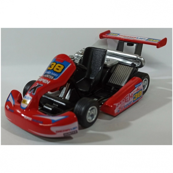 Réplica Turbo Go Kart Rojo, 13cm