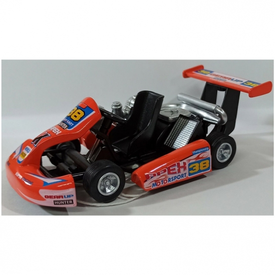 Réplica Turbo Go Kart Naranja, 13cm