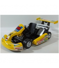 Réplica Turbo Go Kart Amarillo, 13cm