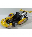 Réplica Turbo Go Kart Amarillo, 13cm
