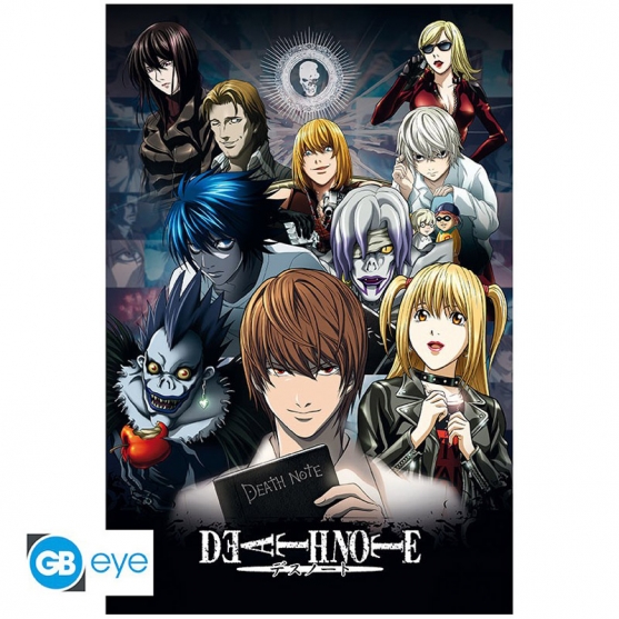 Poster Death Note Protagonistas, 91,5 x 61 cm