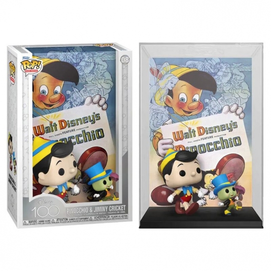 Pop! Movie Posters Pinocchio & Jiminy Cricket 08 Disney 100