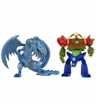 Figuras Yu-gi-oh!, Dragón Blanco Ojos Azules y Guardián de la Puerta 9,5 cm