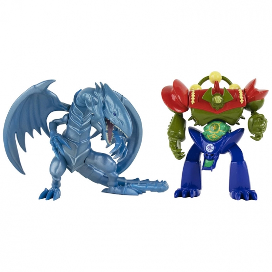 Figuras Yu-gi-oh!, Dragón Blanco Ojos Azules y Guardián de la Puerta 9,5 cm