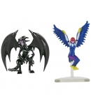 Figuras Yu-gi-oh!, B. Dragón Ojos Rojos y Harpie Lady 9,5 cm