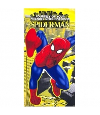 Toalla Marvel Spider-Man Courtesy of Your Friendly Neighborhood 70 x 140 cm