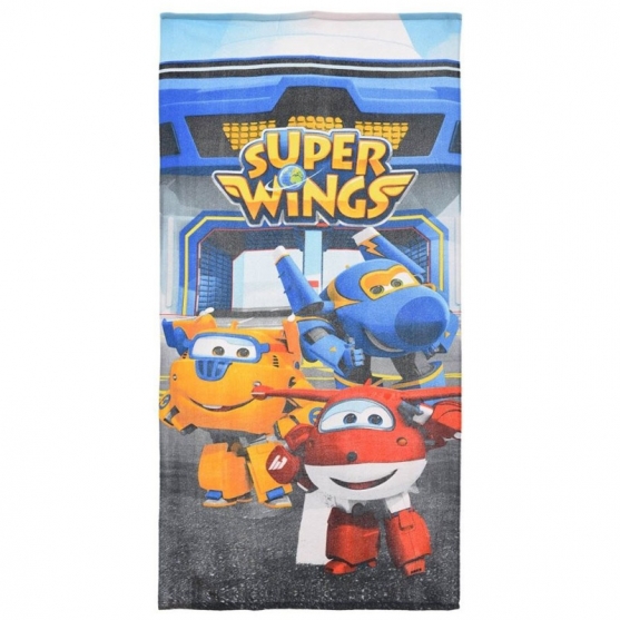 Toalla Super Wings Personajes, 70 x 140 cm