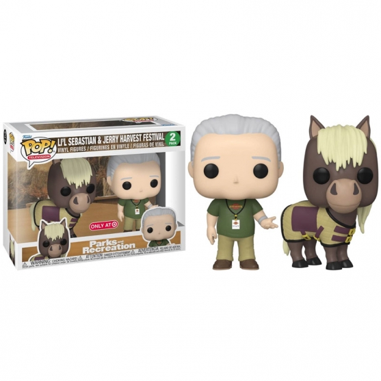 Pop! Television Li'l Sebastian & Jerry Harvest Festival 2 Pack Parks and Recreation