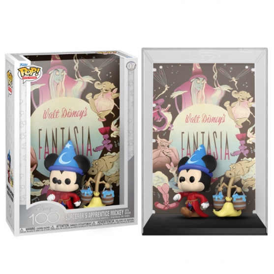 Pop! Movie Posters Sorcerer's Apprentice Mickey with Broom 07 Disney 100