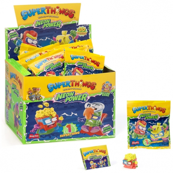 Figura Sorpresa SuperThings Neon Power