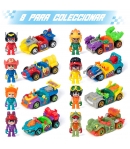 Figura Sorpresa T-Racers Turbo Tuning Teams Color Rush Series