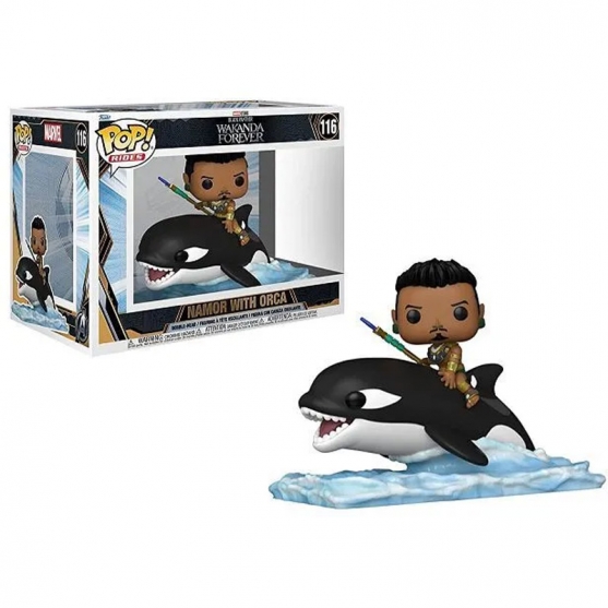 Pop! Riders Namor With Orca 116 Marvel Studios Black Panther Wakanda Forever