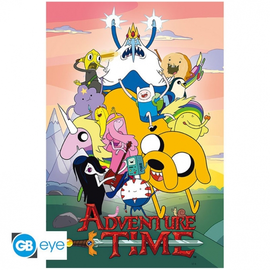 Poster Adventure Time (Hora de Aventuras) Grupo 91,5 x 61 cm