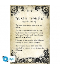 Poster Death Note, Normas 91,5 x 61 cm
