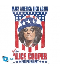 Poster Alice Cooper, Cooper for President 91,5 x 61 cm