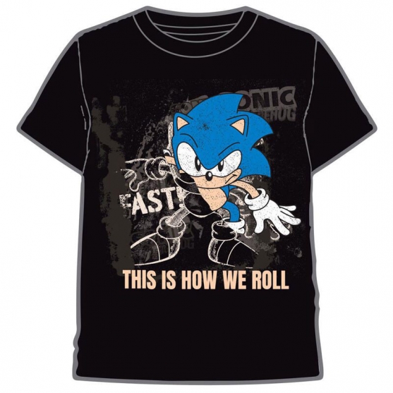 Camiseta Sonic The Hedgehog Fast!, Adulto S