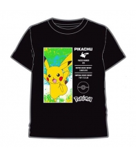 Camiseta Pokémon Pikachu Pokédex, Niño 8 Años