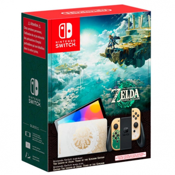 Consola Nintendo Switch Oled Edicion The Legend of Zelda Tears of the Kigdom Edition