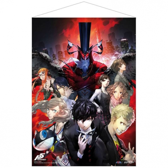 Poster Tela Enrollable Persona 5 Cover Artwork, 50 x 70 cm