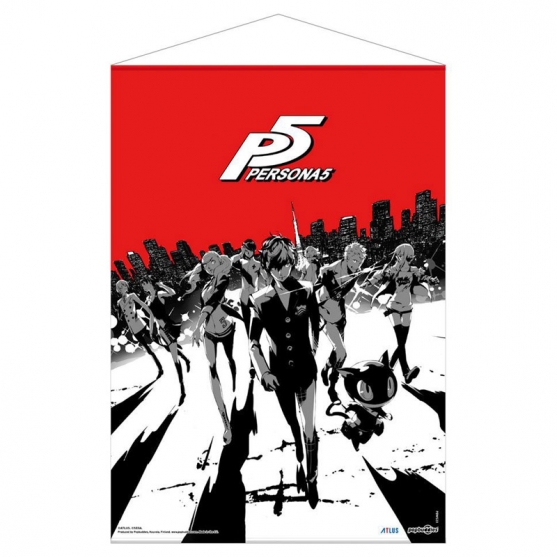 Poster Tela Enrollable Persona 5 Grupo, 50 x 70 cm