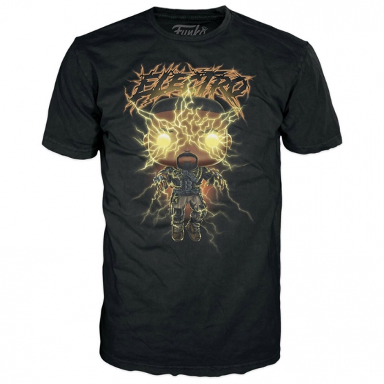 Camiseta Marvel Spider-Man, Electro Pop, Adulto XL