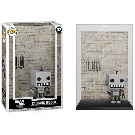 Pop! Tagging Robot 02 Brandalised The World's Most Famous Graffiti