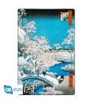 Poster Japan Hiroshige, El Puente del Tambor 91,5 x 61 cm
