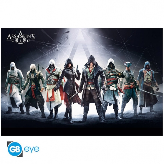 Poster Assassin's Creed, Personajes 91,5 x 61 cm