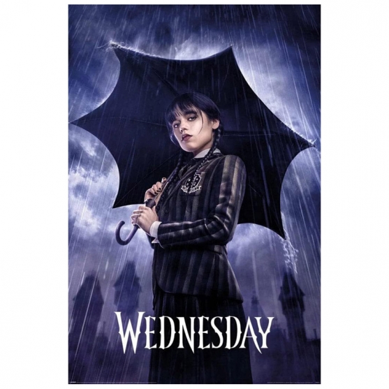 Poster Wednesday (Miércoles), Downpour 91,5 x 61 cm