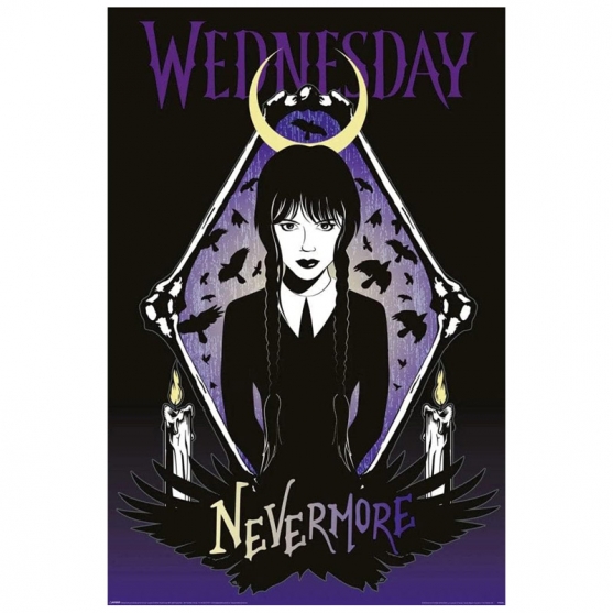 Poster Wednesday (Miércoles), Ravens 91,5 x 61 cm
