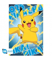 Poster Pokémon Pikachu Metalizado, 91,5 x 61 cm