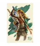 Poster The Legend of Zelda Tears of the Kingdom, Link Unleashed 91,5 x 61 cm.