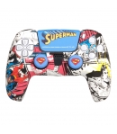 Funda Silicona y Grips para Dualsense, Custom Kit Dc Superman Fr.tec