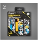 Carcasa Protectora y Grips para Mandos Joy-con y Estuche porta Juegos, Combo Dc Batman Fr.tec