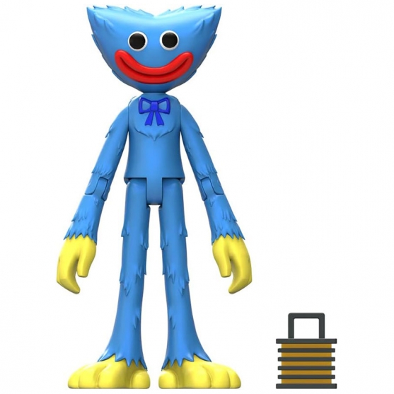 Figura Articulada Poppy Playtime, Smiling Huggy Wuggy Phatmojo Series 1, 13 cm