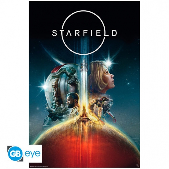 Poster Starfiel, Viaje por el Espacio 91,5 x 61 cm