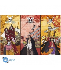 Poster One Piece, Capitanes y Embarcaciones 91,5 x 61 cm