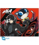 Poster Persona 5, Joker y Mona 52 x 38 cm
