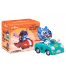 Figura Sorpresa Disney Lilo & Stitch, Stitch Series Pull Back Car PBC-013, 4 a 6 cm